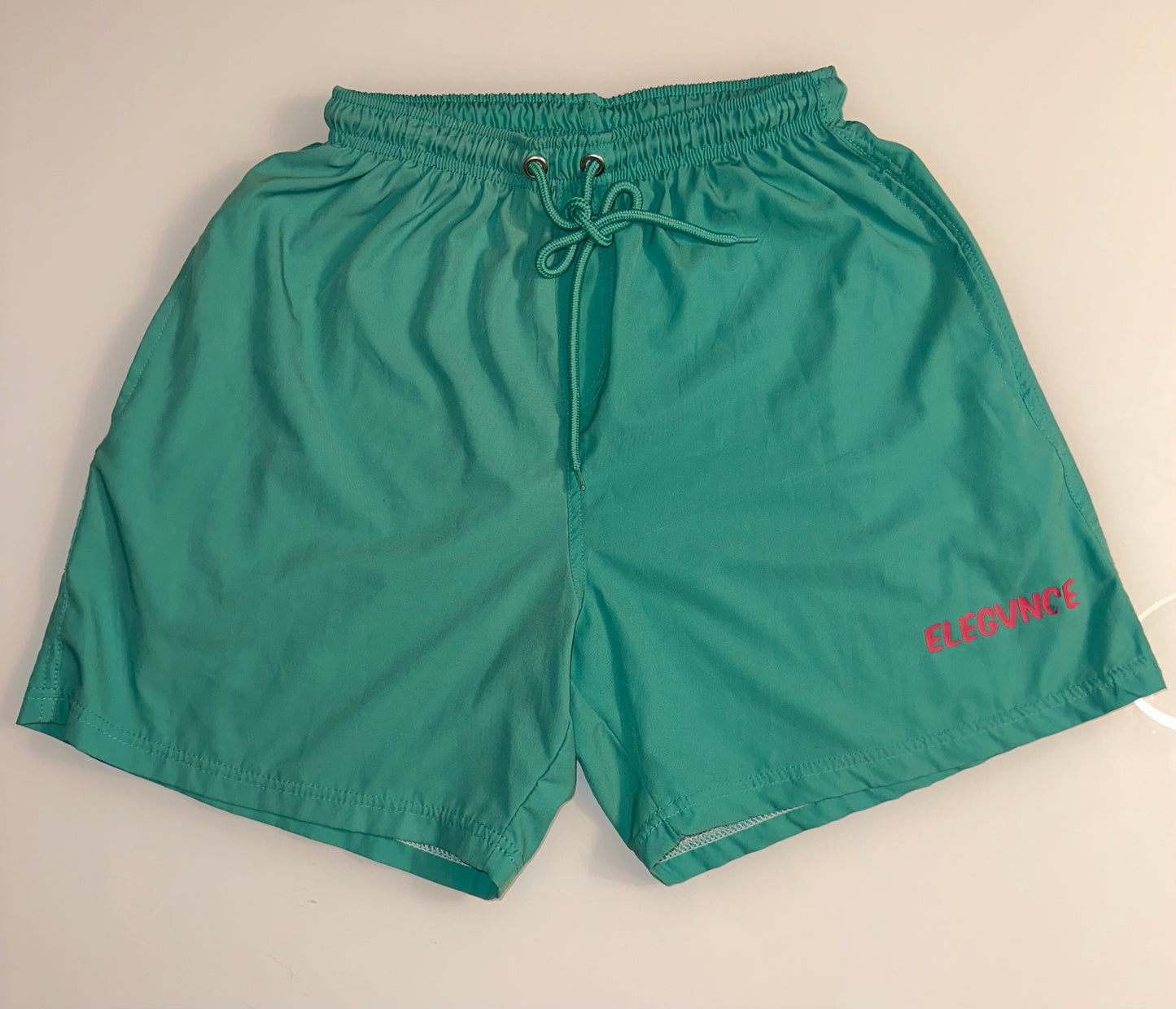 Green Windbreaker Shorts