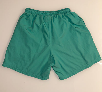 Green Windbreaker Shorts