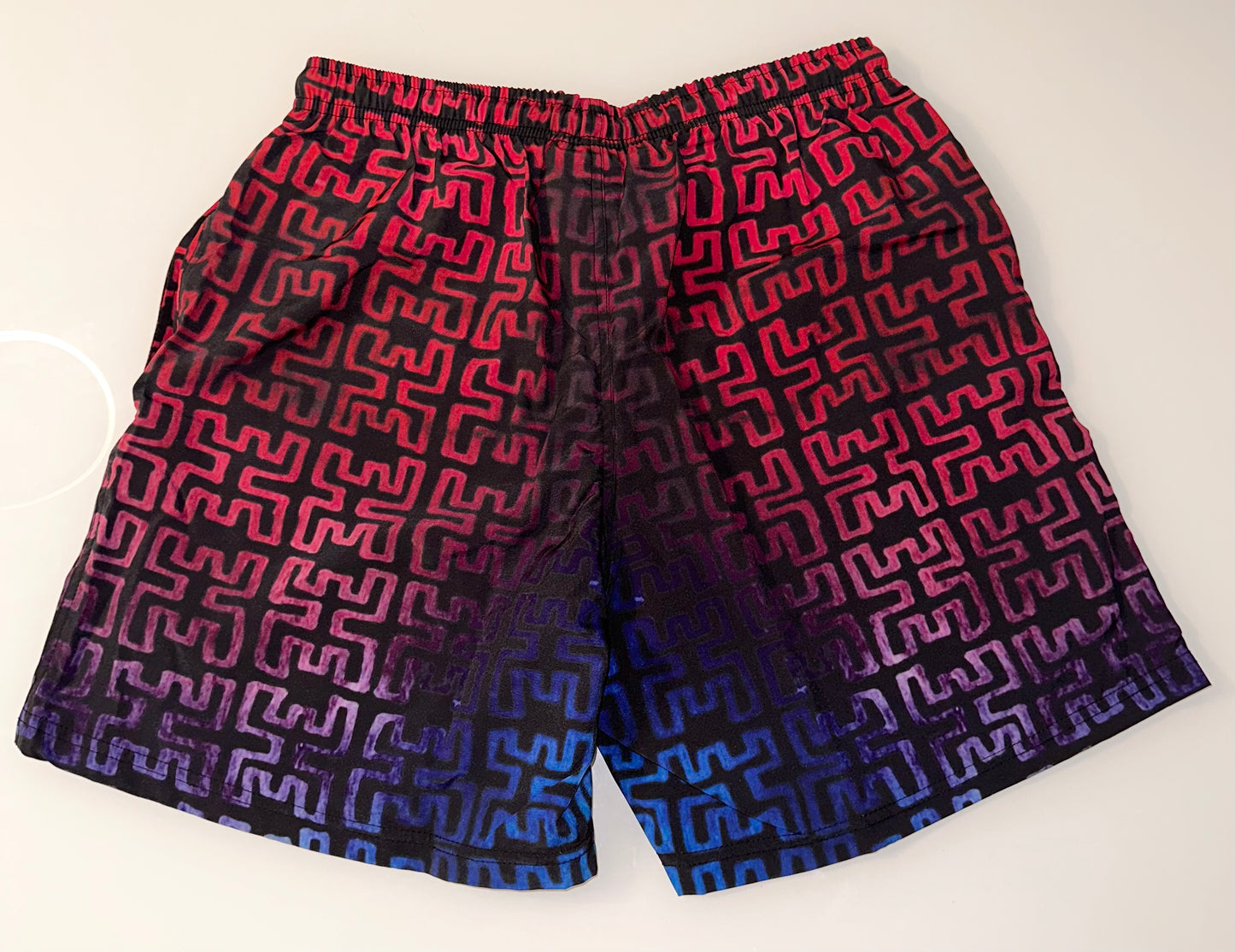 Red Blue Coqui Shorts