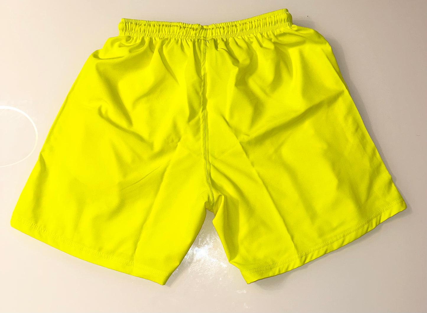 Neon Yellow P.U.S.H Shorts