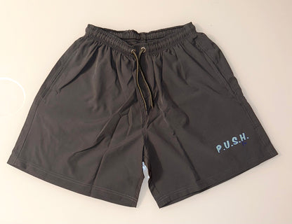 Grey P.U.S.H. Shorts