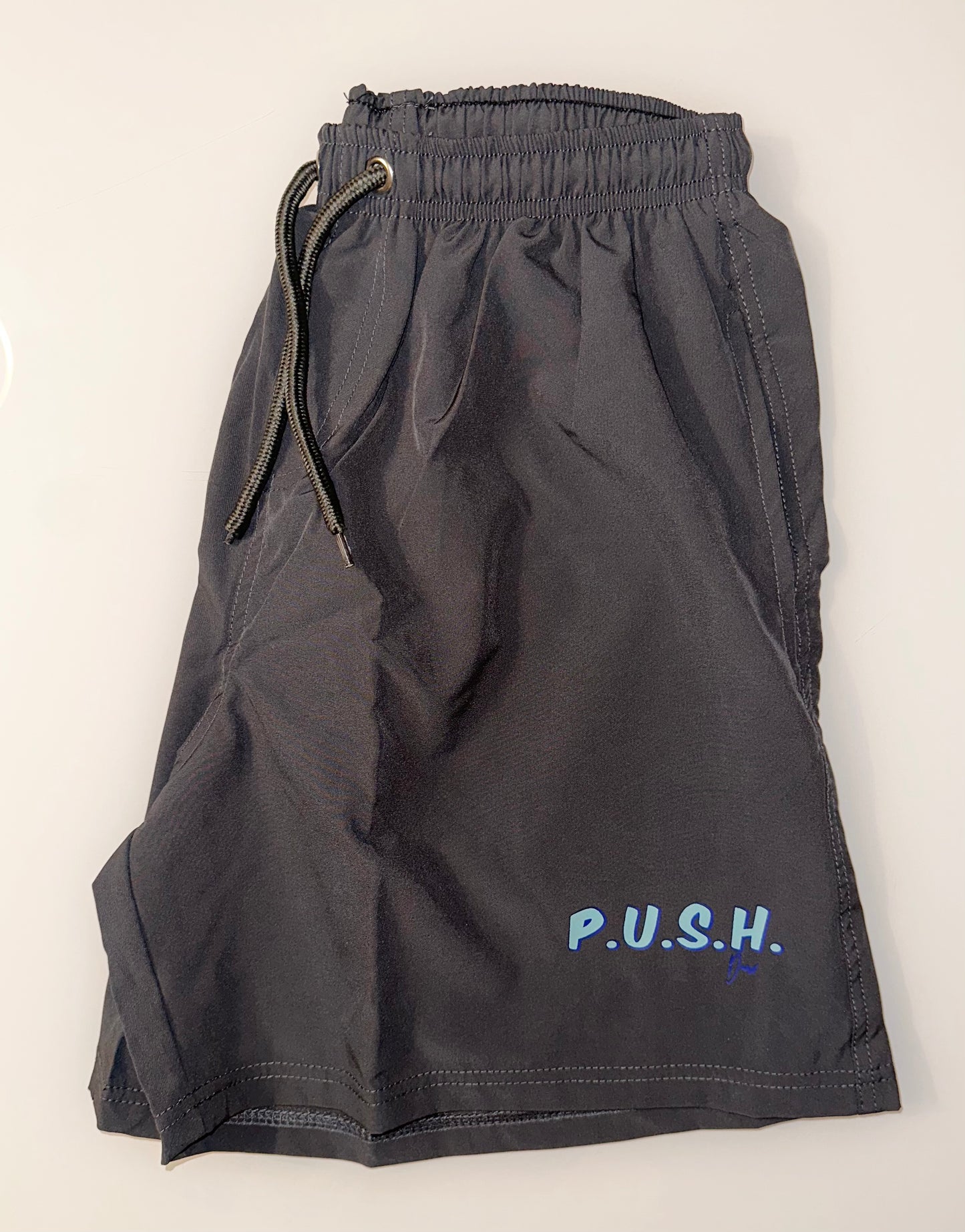 Grey P.U.S.H. Shorts