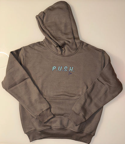 Grey P.U.S.H. Hoodie