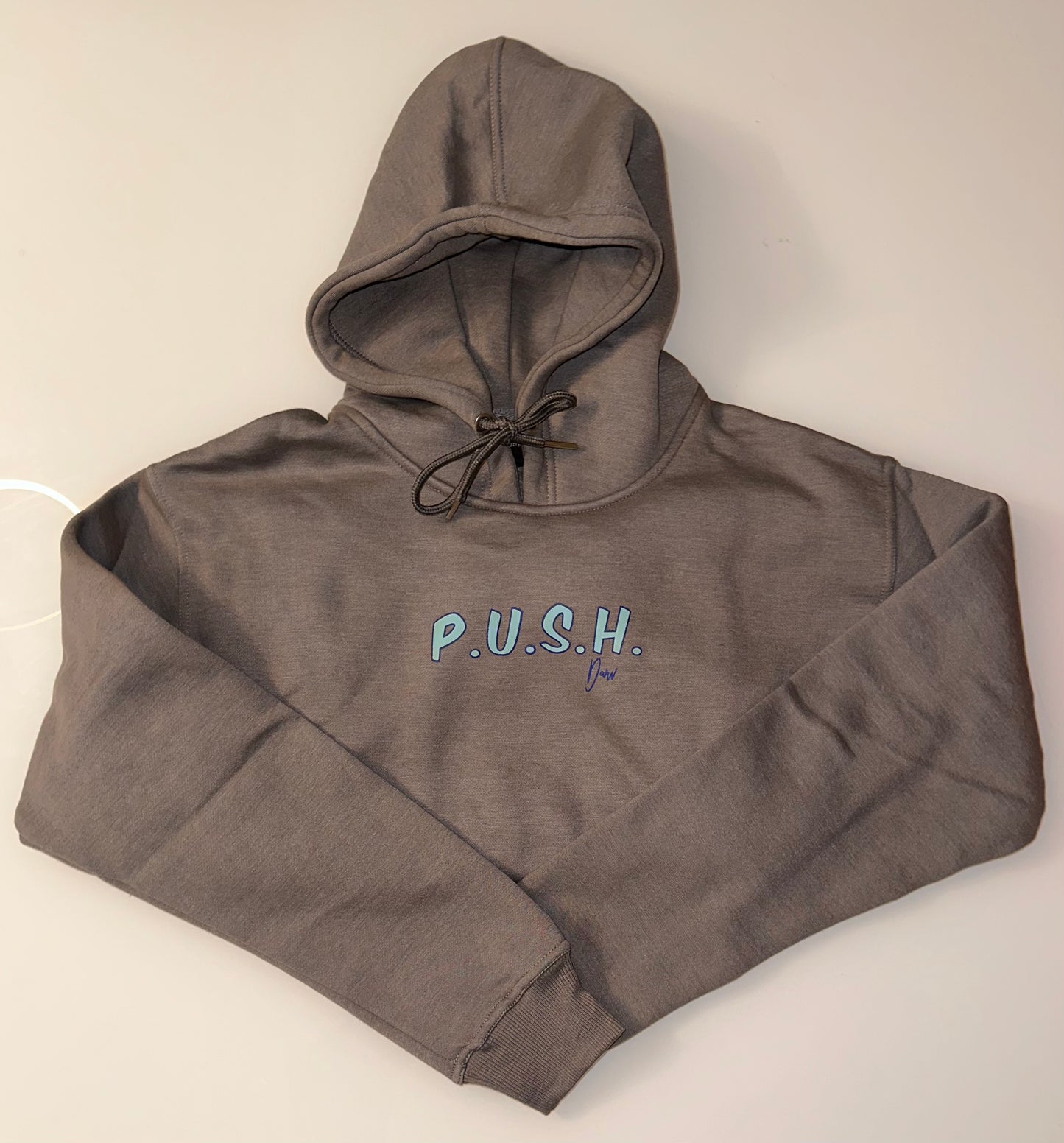 Grey P.U.S.H. Hoodie