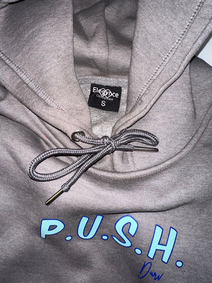 Grey P.U.S.H. Hoodie