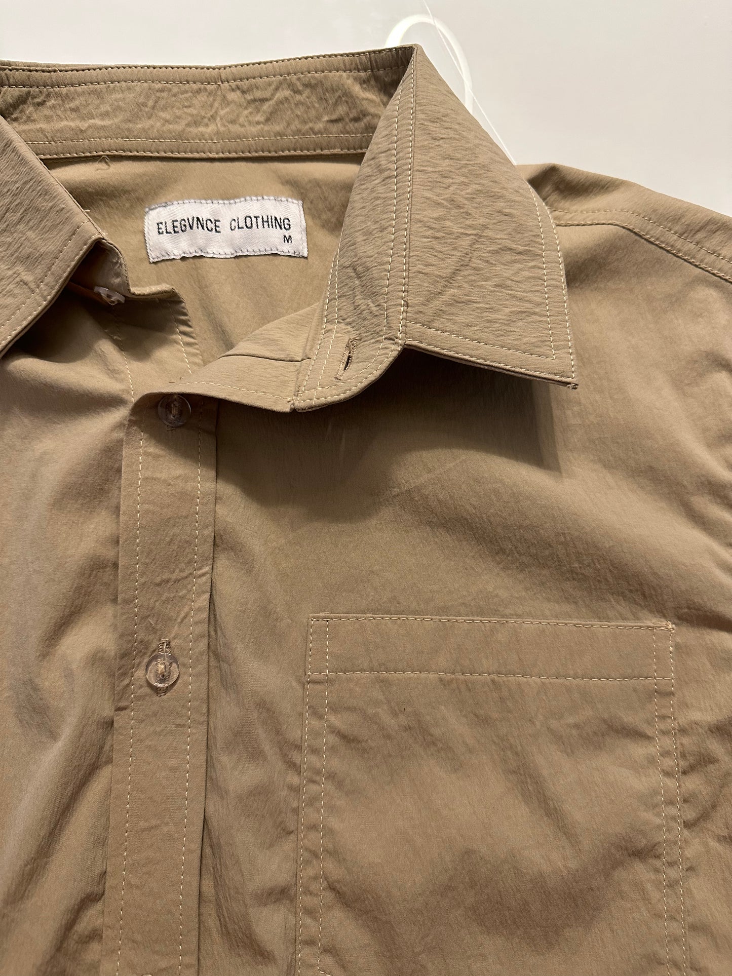 Taupe Botton Down Shirt