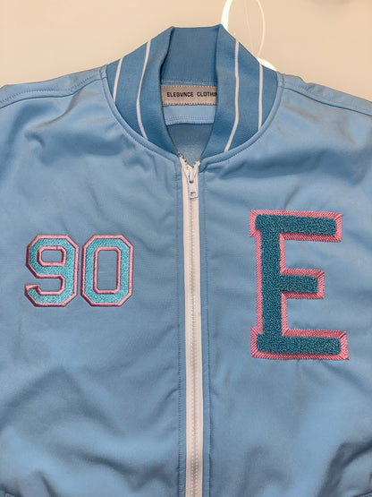 Baby Blue Varsity Jacket