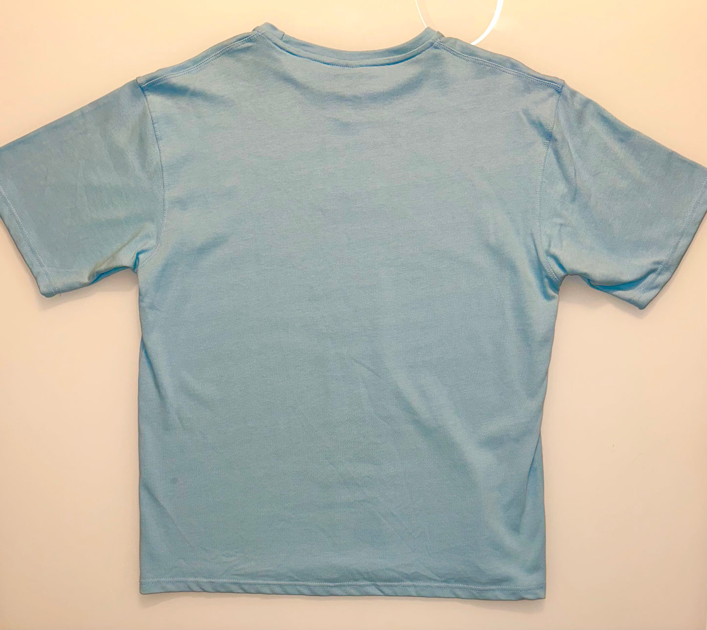 Baby Blue 'Respect' Oversized Tee