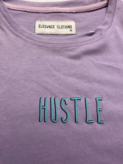 Purple 'HUSTLE' T-Shirt