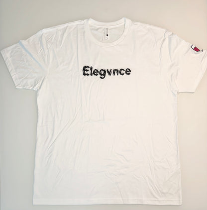 White 'ELEGVNCE' Classic T-Shirt