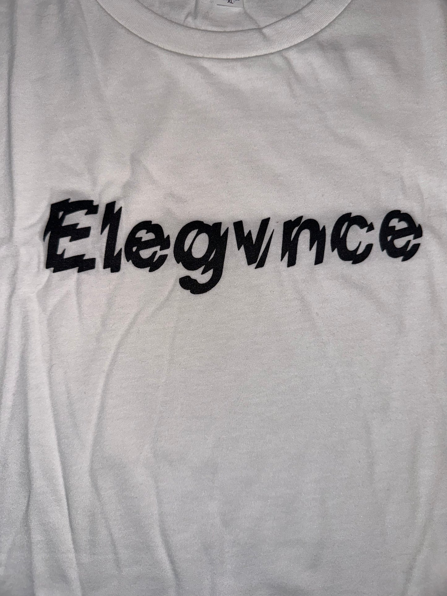 White 'ELEGVNCE' Classic T-Shirt