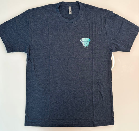 Navy Blue Diamond T-Shirt