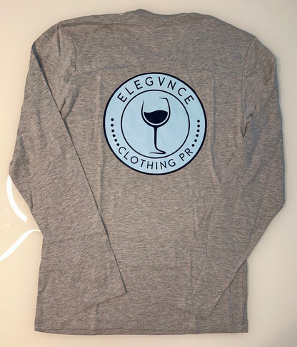 Grey Wine Long Sleeve Shirt