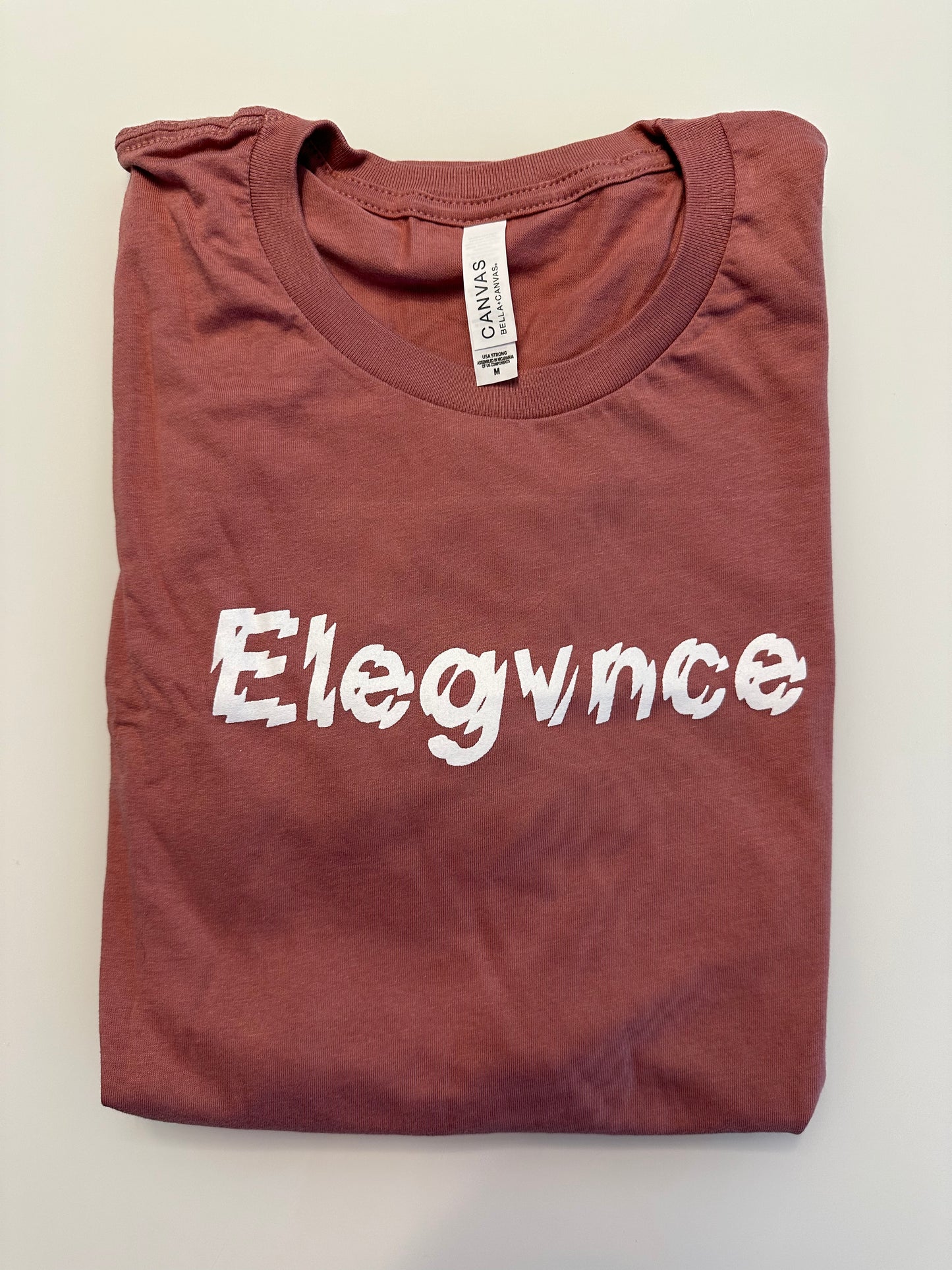 Mauve 'ELEGVNCE' T-Shirt