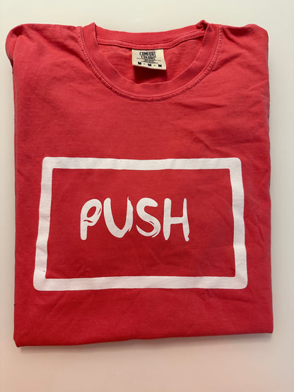 Peach P.U.S.H. T-Shirt