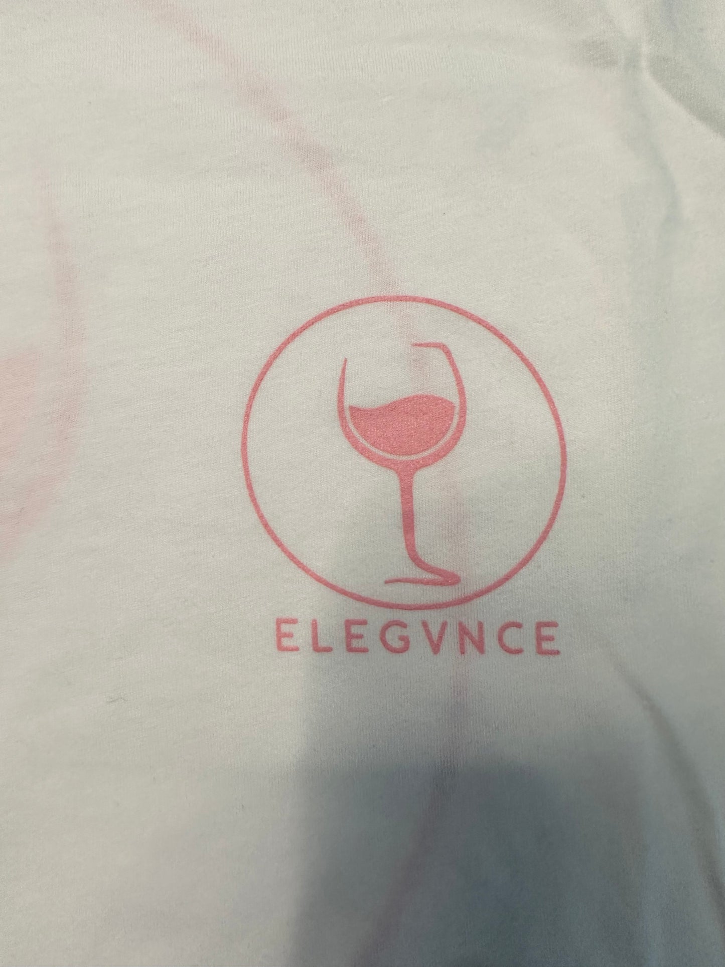 White & Pink Wine T-Shirt