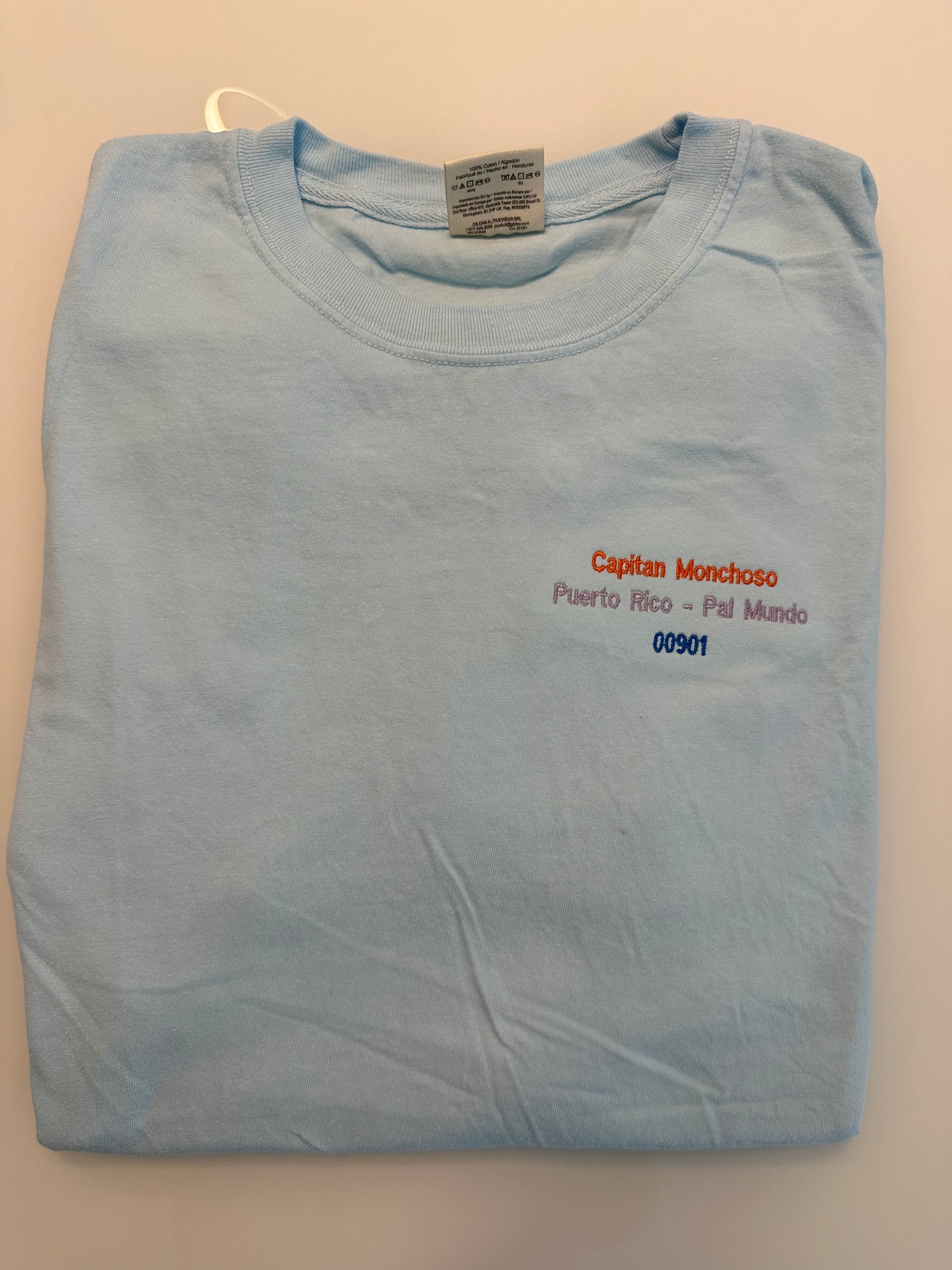 Baby Blue 'Capitan Monchoso' T-Shirt